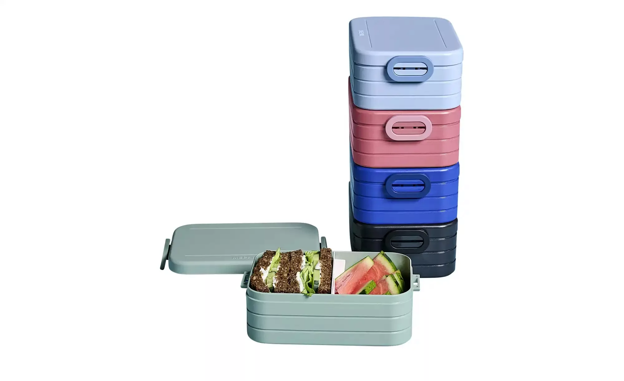 Mepal Bento-Lunchbox "To Go"  Take a Break  ¦ blau ¦ Kunststoff ¦ Maße (cm) günstig online kaufen