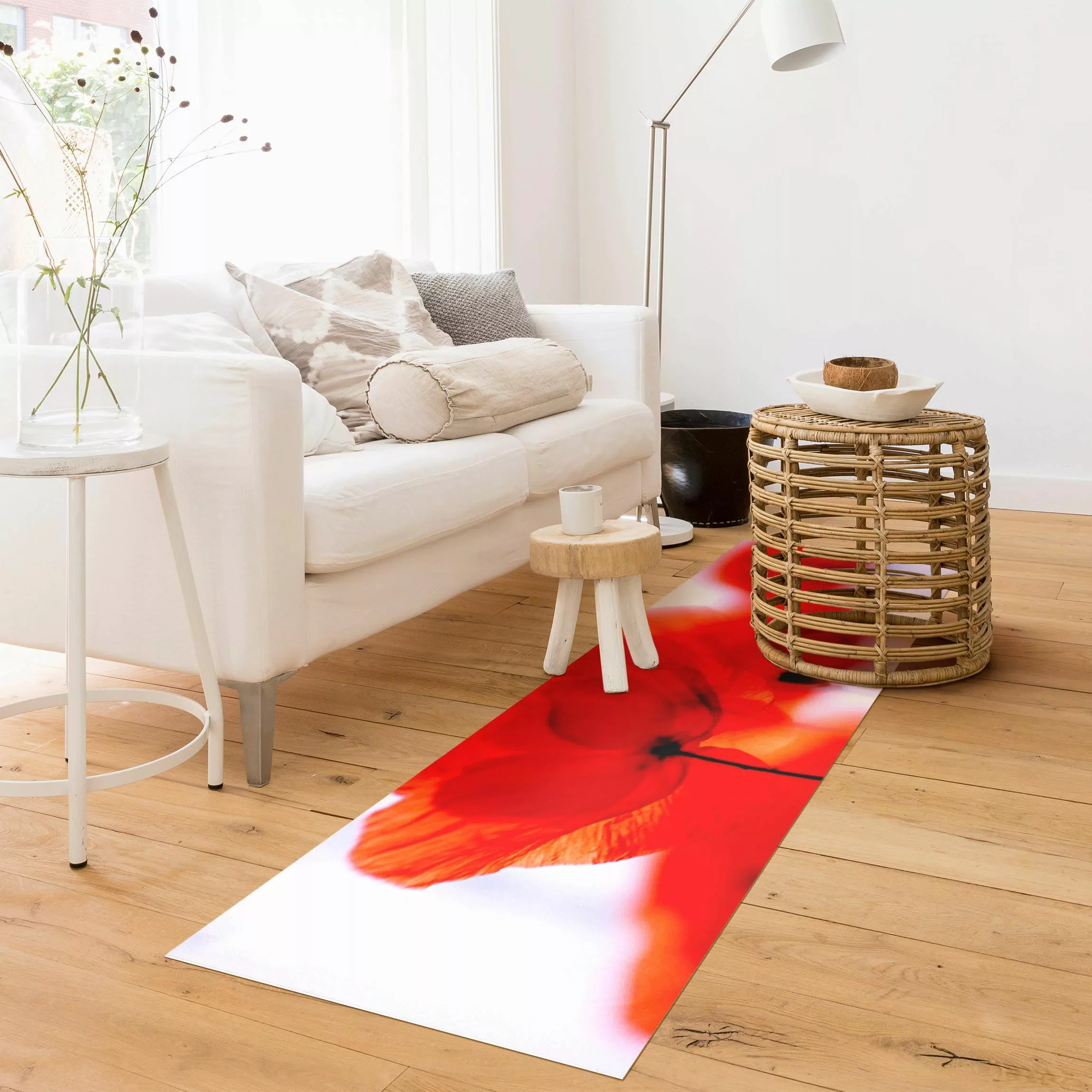 Vinyl-Teppich Magic Poppies günstig online kaufen