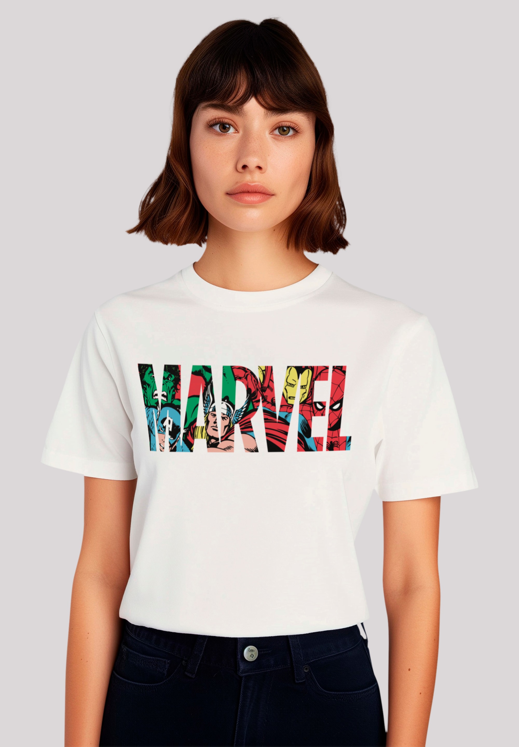 F4NT4STIC T-Shirt "Marvel Avengers Logo Character", Premium Qualität günstig online kaufen