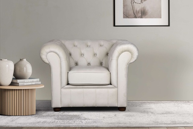 Home affaire Sessel "CHARENTE, Chesterfield, Wellenfederung, Maße B/T/H: 10 günstig online kaufen