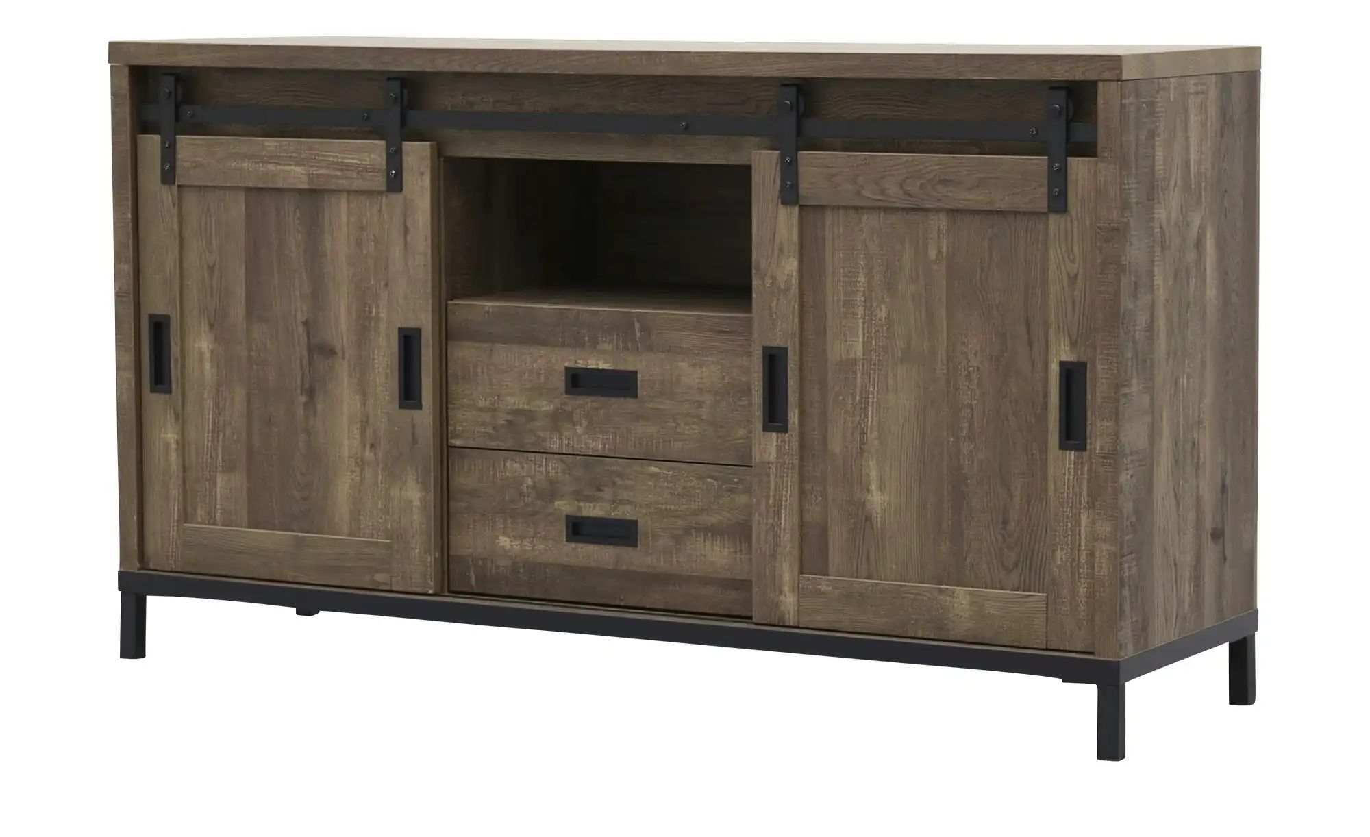 uno Sideboard  Stanley ¦ holzfarben ¦ Maße (cm): B: 150 H: 85 T: 45.0 Kommo günstig online kaufen