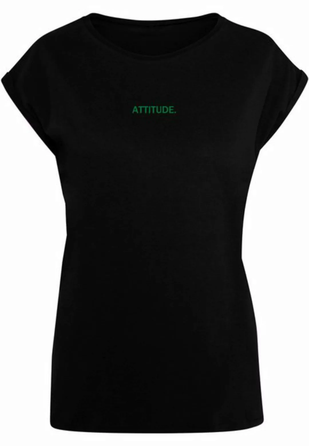 Merchcode T-Shirt Merchcode Damen Ladies Attitude Extended Shoulder Tee (1- günstig online kaufen