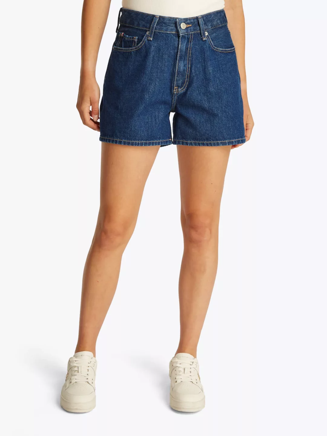 Tommy Hilfiger Shorts "DNM MINI SHORT HW ACE", mit ausgestelltem Bein günstig online kaufen