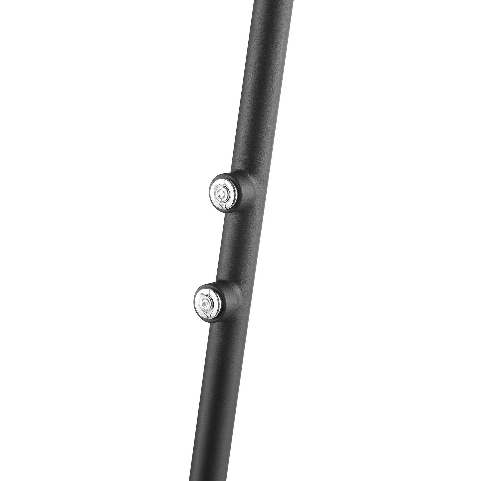 LED-Stehlampe Glow-Sphere, Höhe 146 cm, schwarz, Metall günstig online kaufen