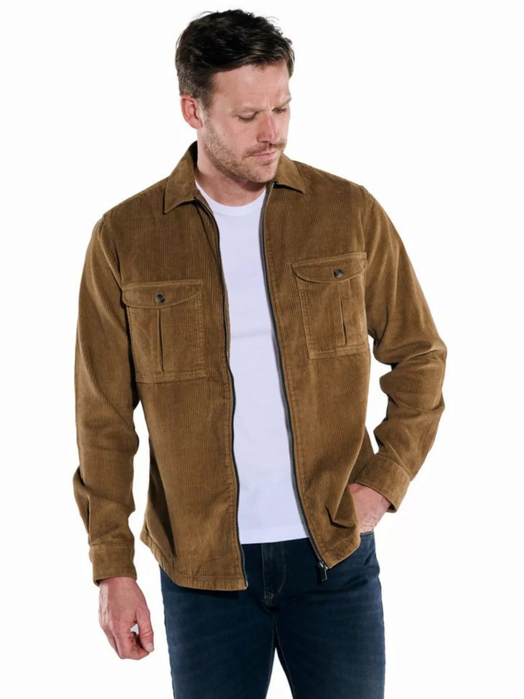 Engbers Langarmhemd Overshirt uni günstig online kaufen