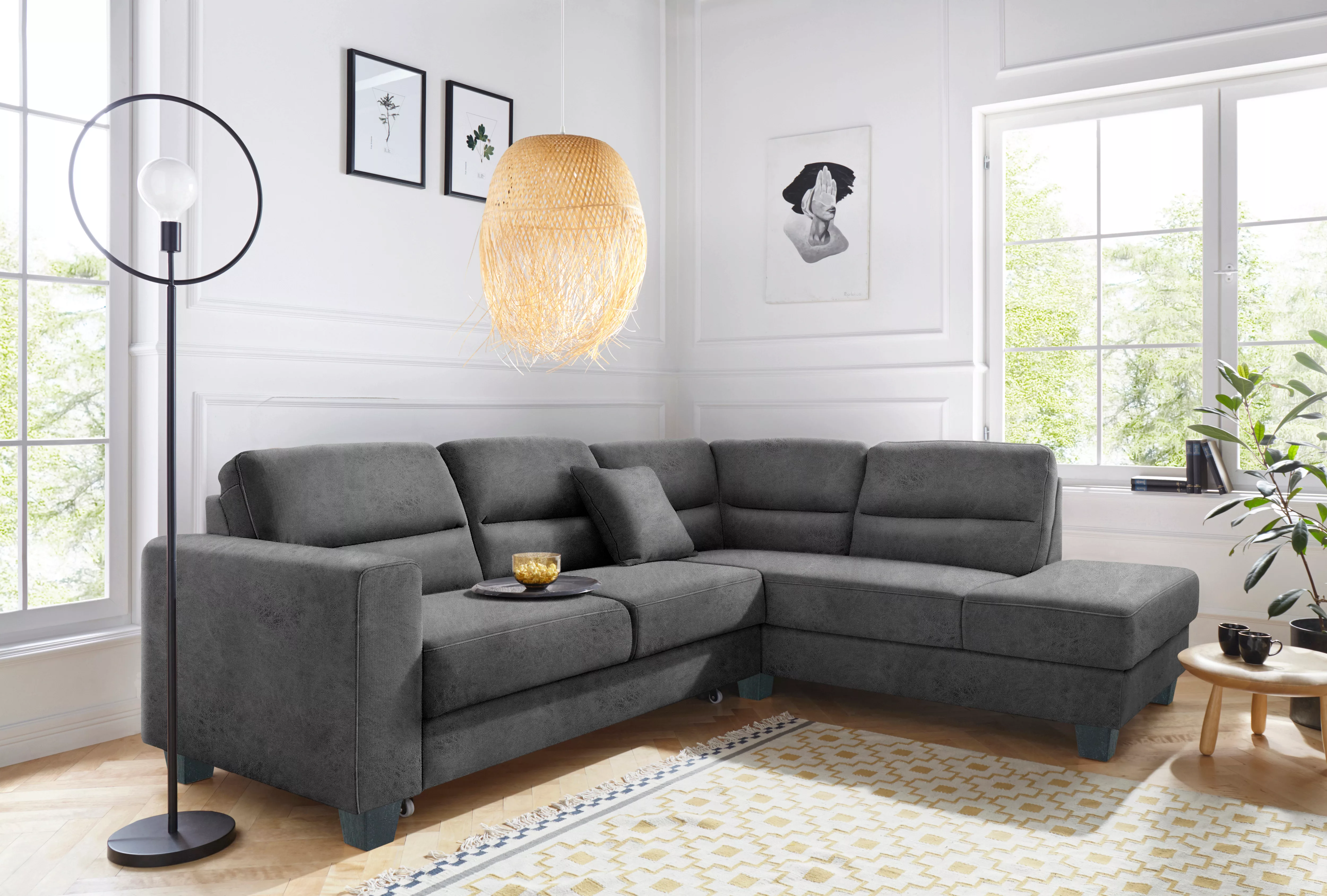 TRENDMANUFAKTUR Ecksofa "Chamber, L-Form" günstig online kaufen