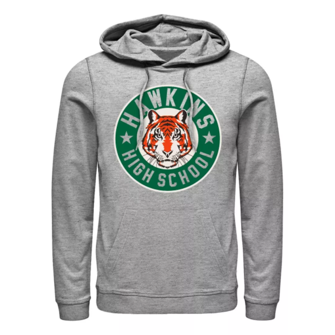 Netflix - Stranger Things - Hawkins High Tiger Emblem - Unisex Hoodie günstig online kaufen