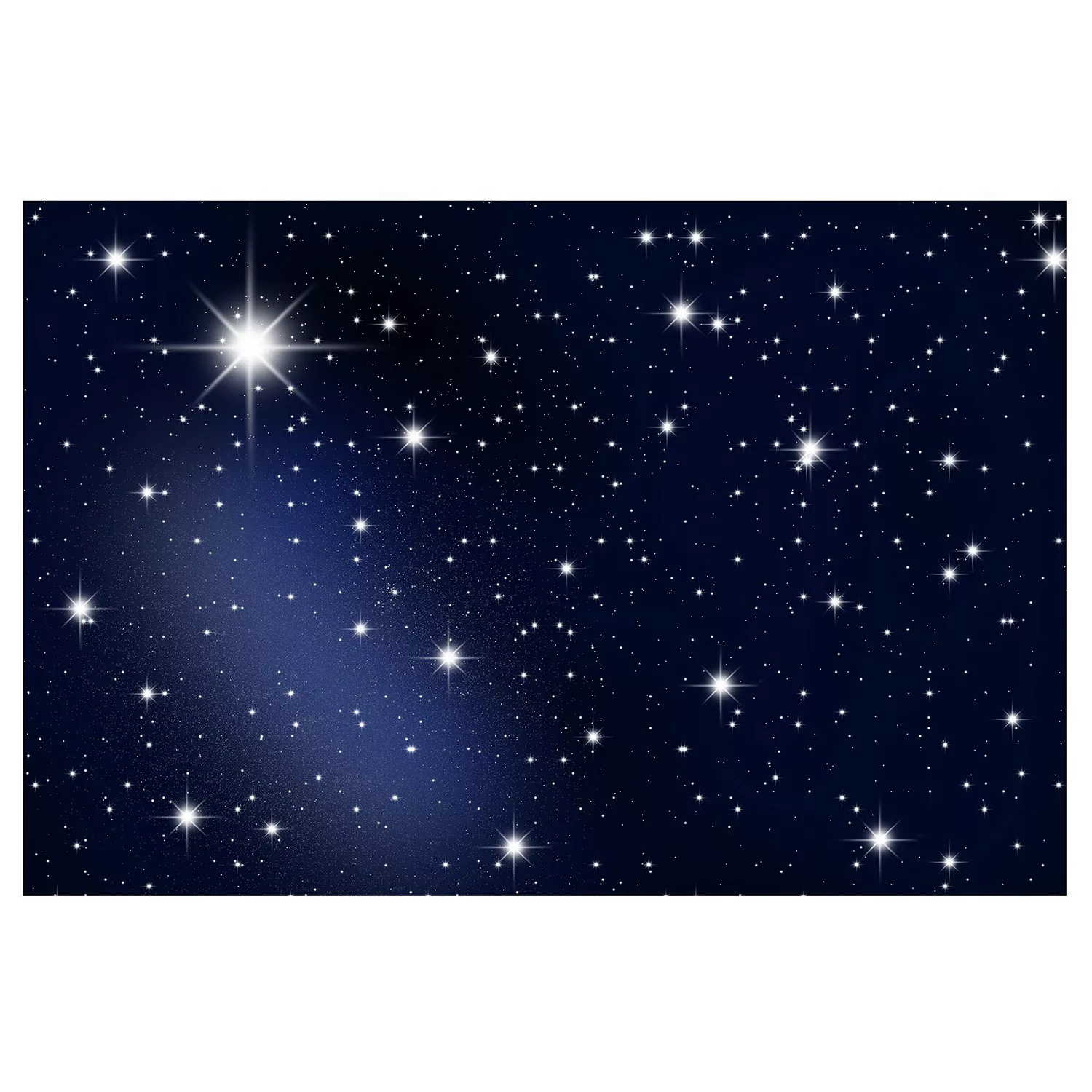 Bilderwelten Fototapete Stars blau Gr. 288 x 190 günstig online kaufen