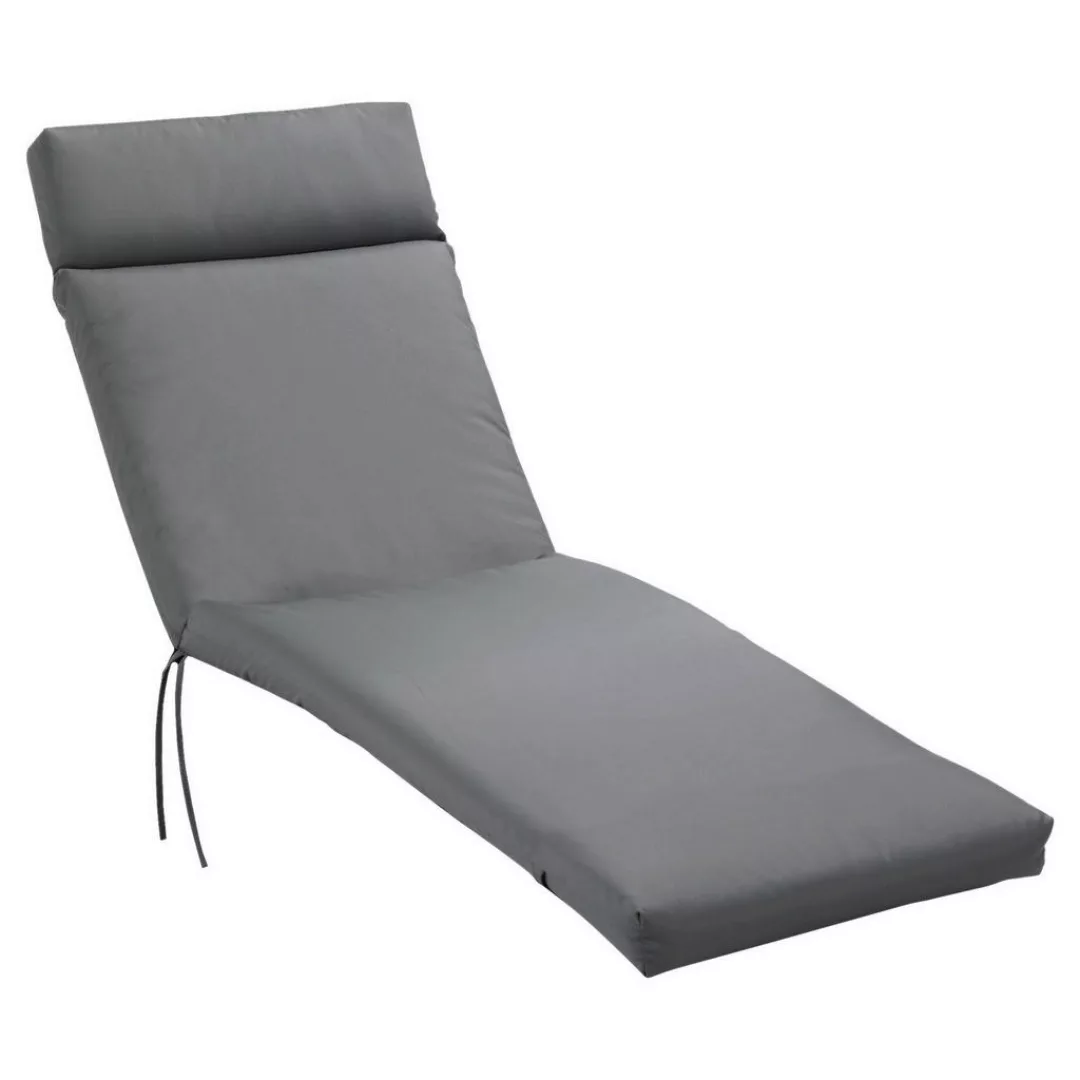 Outsunny Stuhlauflage dunkelgrau Polyester B/H/L: ca. 55x8x196 cm günstig online kaufen