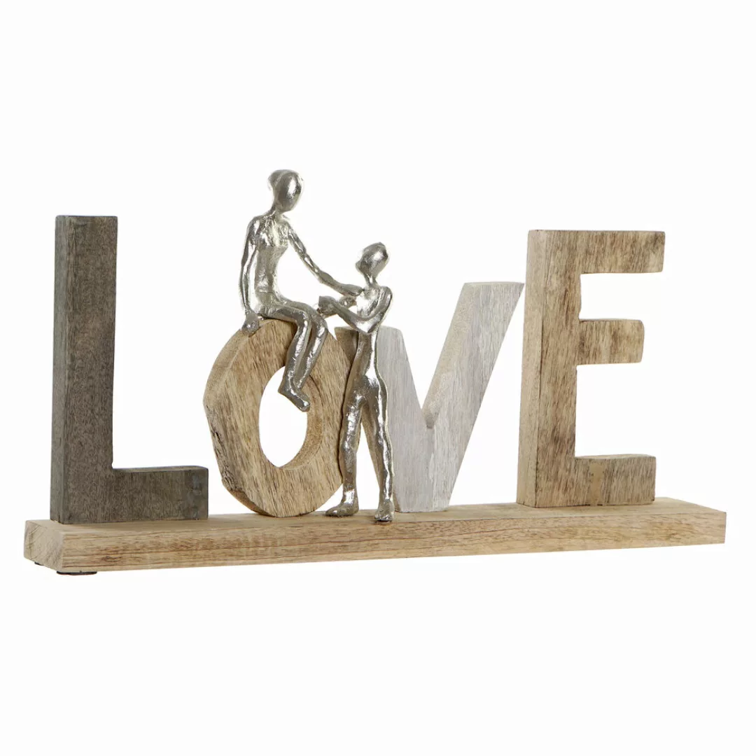 Deko-figur Dkd Home Decor Love Aluminium (51 X 8 X 26 Cm) günstig online kaufen