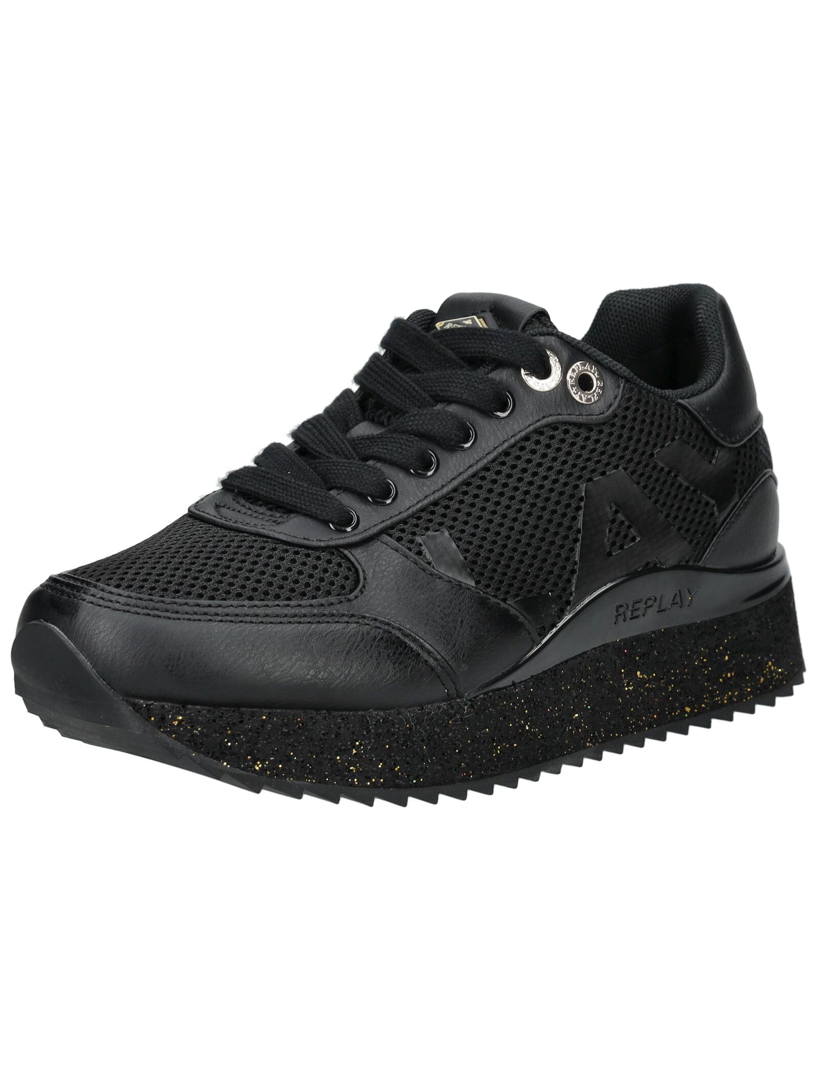 Replay Plateausneaker "Replay Sneaker Lederimitat/Textil" günstig online kaufen