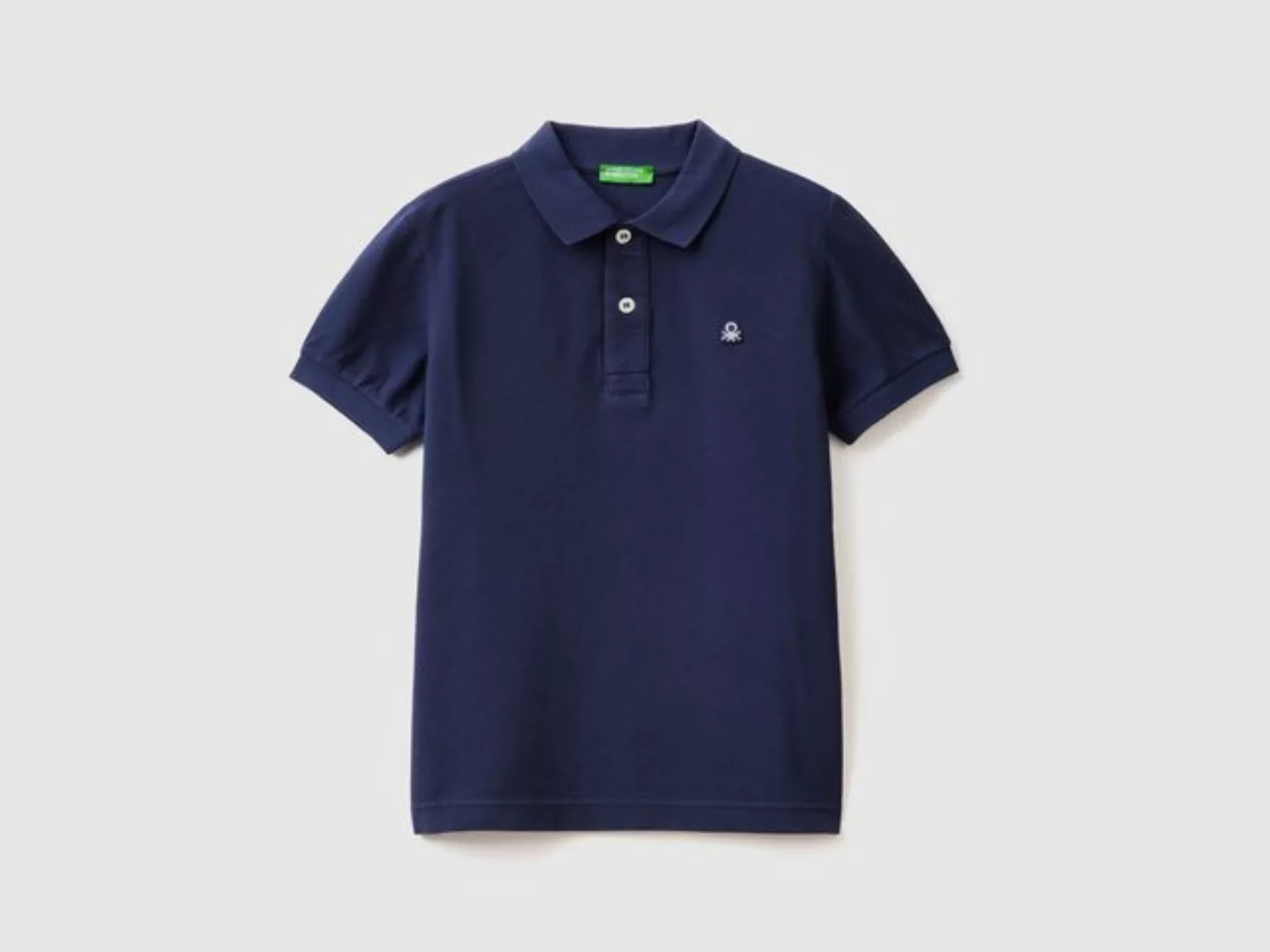 United Colors of Benetton Poloshirt mit Markenlabel günstig online kaufen