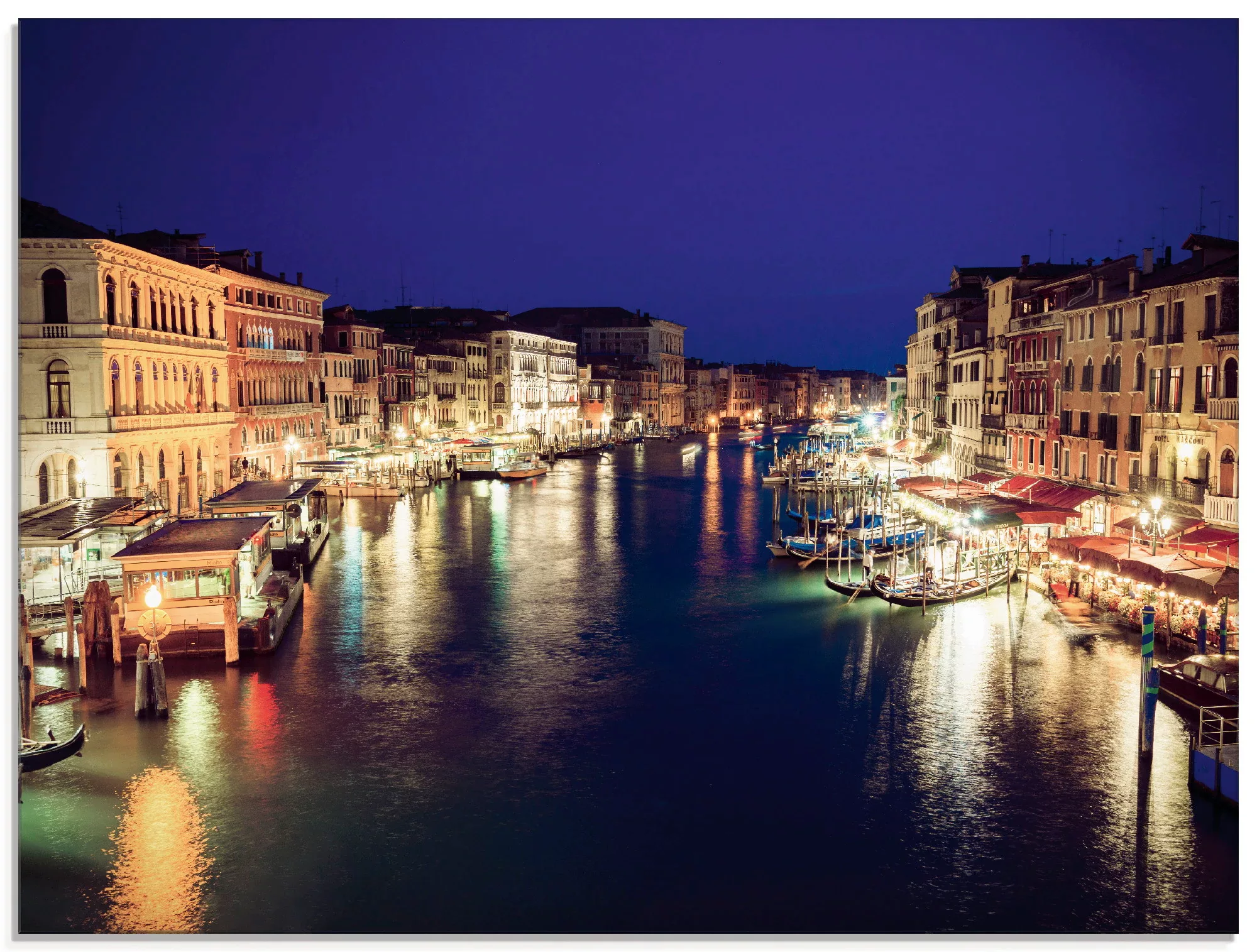Artland Glasbild "Venedig bei Nacht", Italien, (1 St.) günstig online kaufen