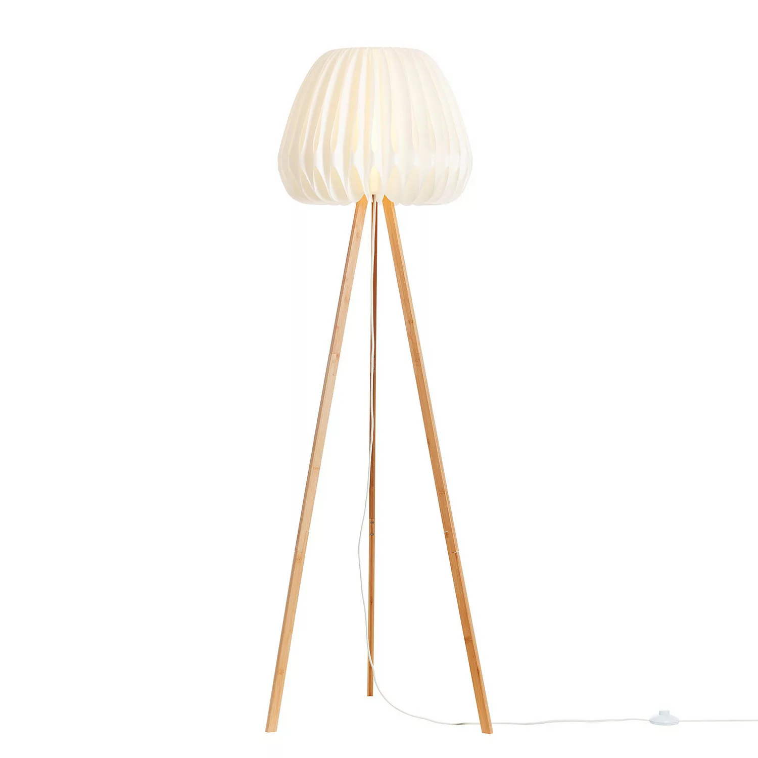 Brilliant Stehlampe »Inna«, 1 flammig-flammig, 155 cm Höhe, Ø 62 cm, E27, B günstig online kaufen