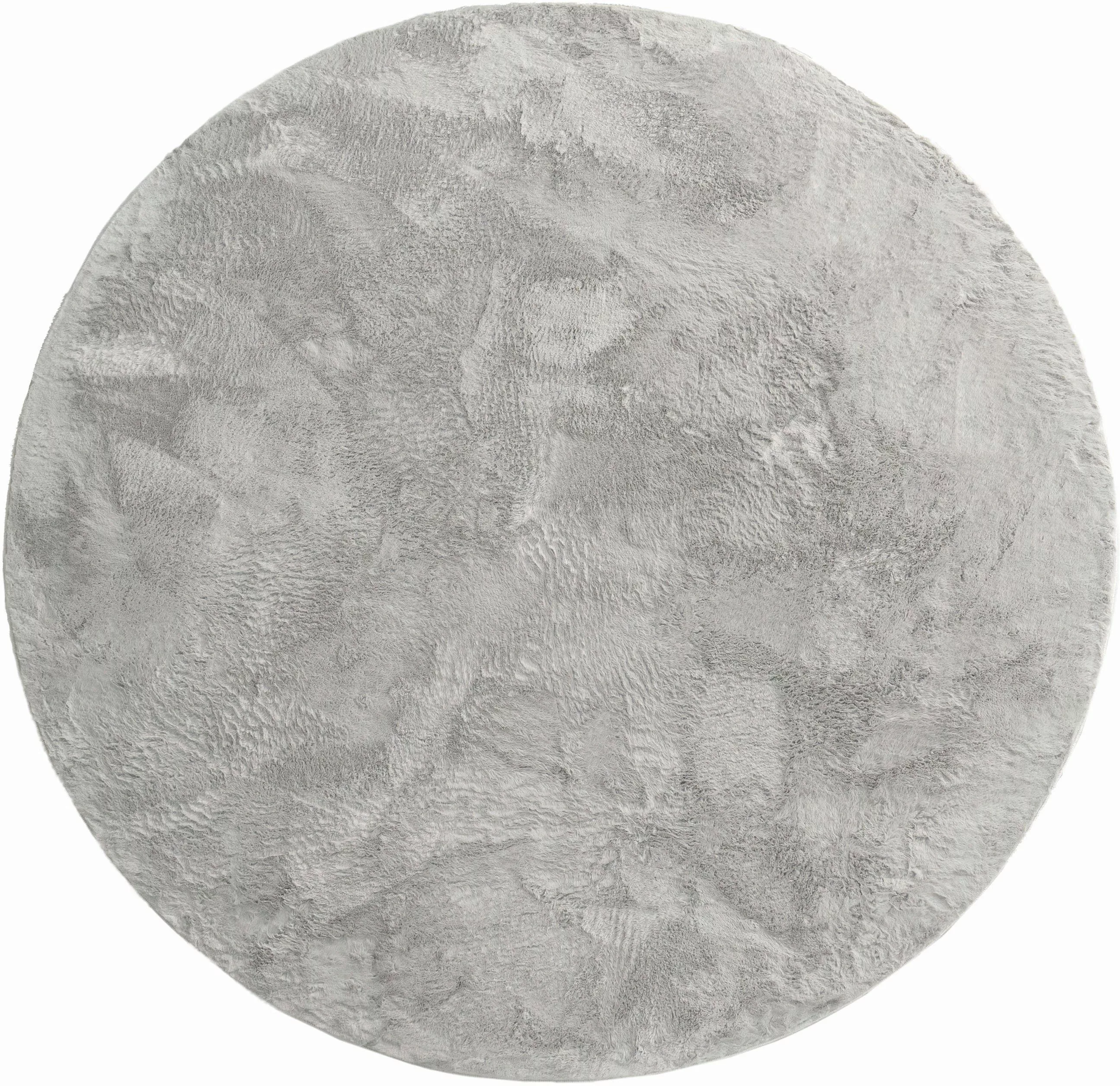 Paco Home Fellteppich »Kunstfell Soft 380«, rund, 14 mm Höhe, Langflor, Kus günstig online kaufen