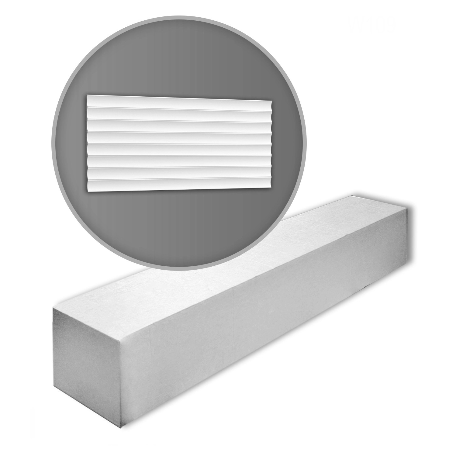 ORAC DECOR W109-Box MODERN 3D Wandpaneele 1 Karton mit 12 Zierlementen Weiß günstig online kaufen