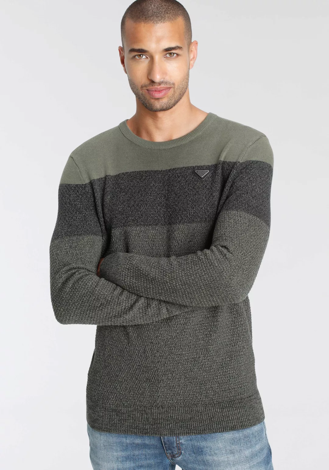 Bruno Banani Strickpullover im modischem Look günstig online kaufen