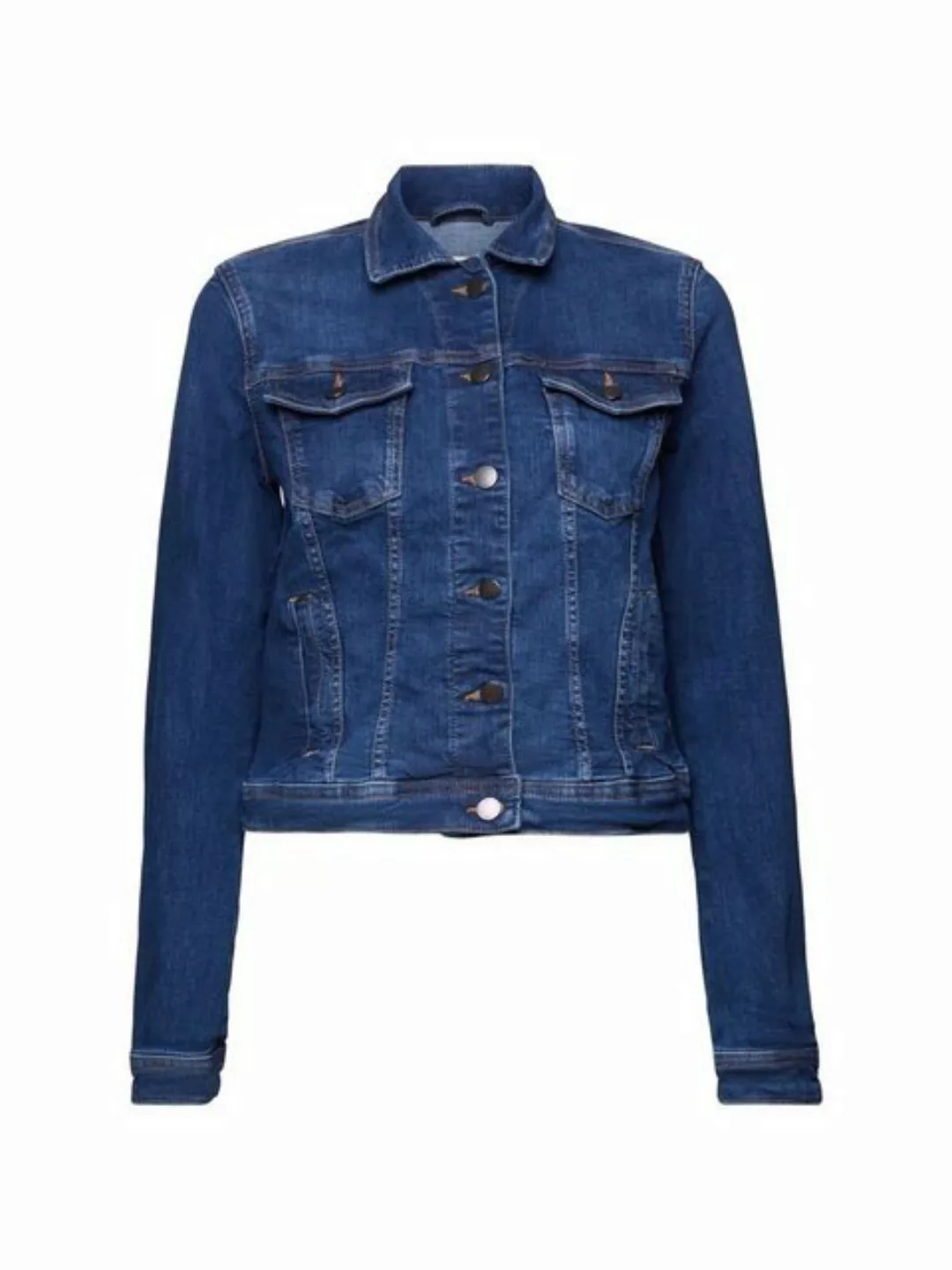 edc by Esprit Jeansjacke Jeansjacke im Used-Look, Organic Cotton günstig online kaufen