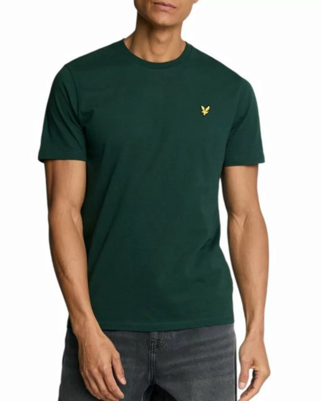 Lyle & Scott T-Shirt Basic Herren, 100% Baumwolle, Gerader Schnitt günstig online kaufen