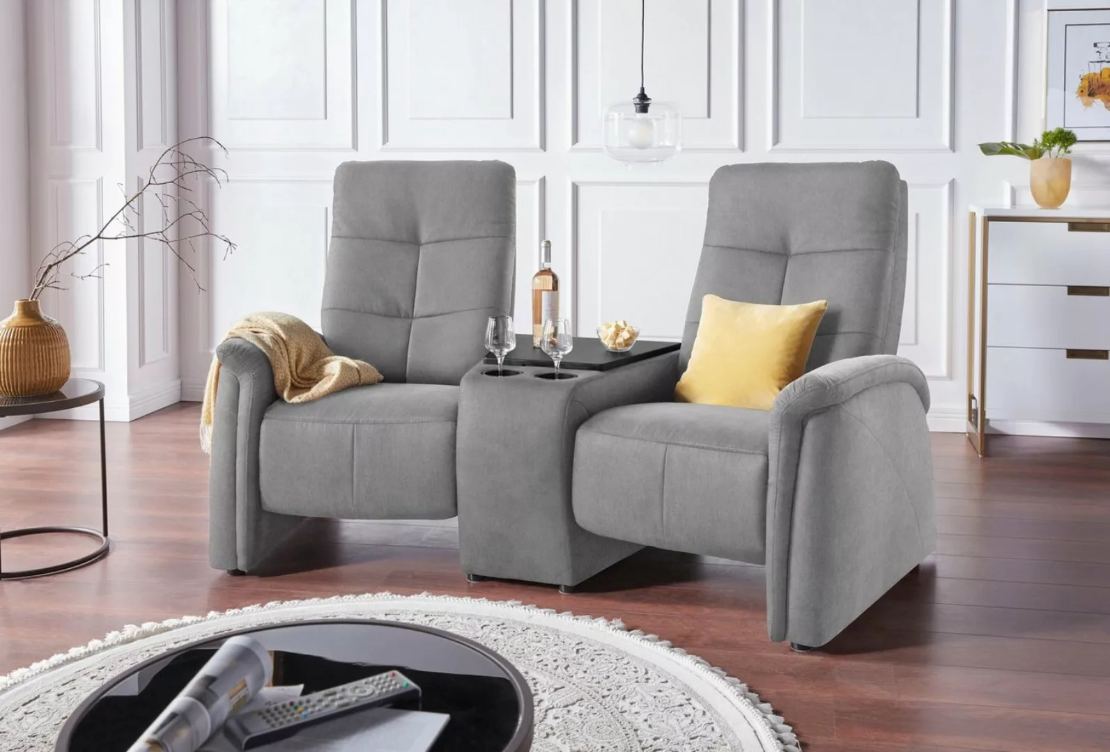 exxpo - sofa fashion 2-Sitzer Tivoli, Kinosofa mit Relaxfunktion, mit Ablag günstig online kaufen