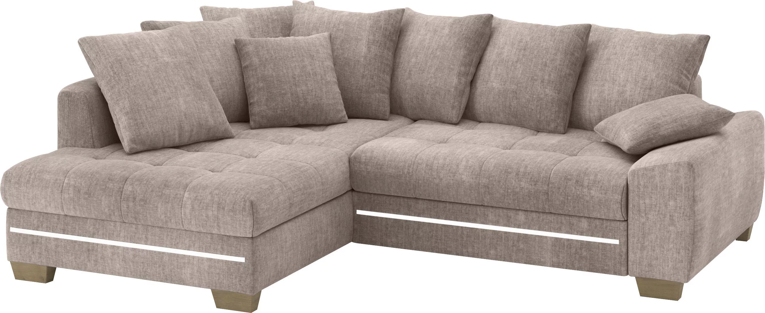 Mr. Couch Ecksofa "Nikita II, L-Form", mit RGB-LED Beleuchtung, wahlweise m günstig online kaufen
