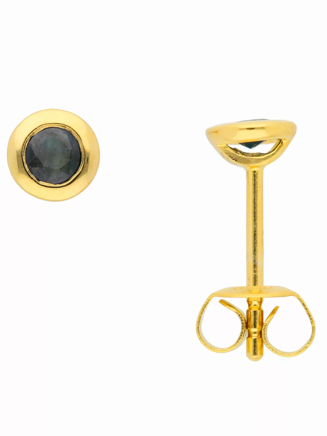 Adelia´s Paar Ohrhänger "1 Paar 585 Gold Ohrringe / Ohrstecker mit Safir", günstig online kaufen