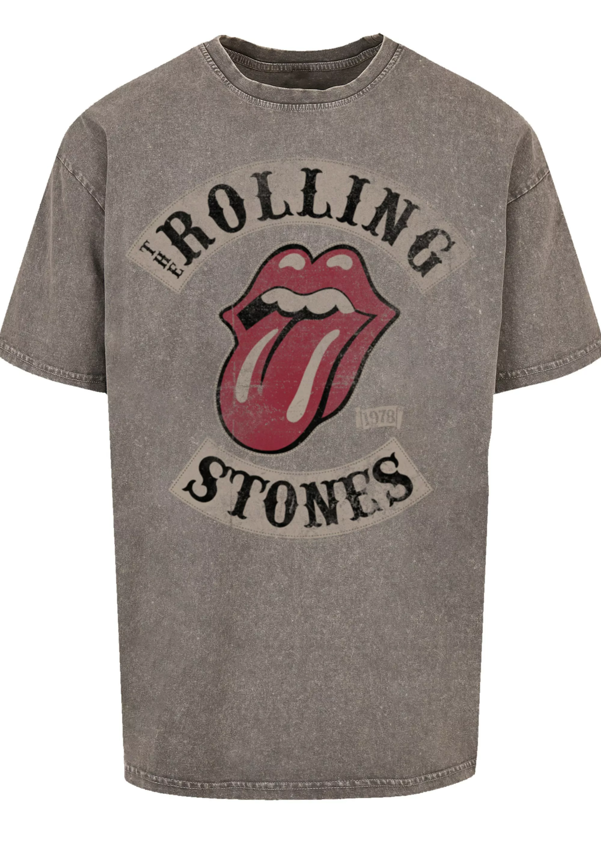 F4NT4STIC T-Shirt "The Rolling Stones Tour 78 Vector", Premium Qualität günstig online kaufen