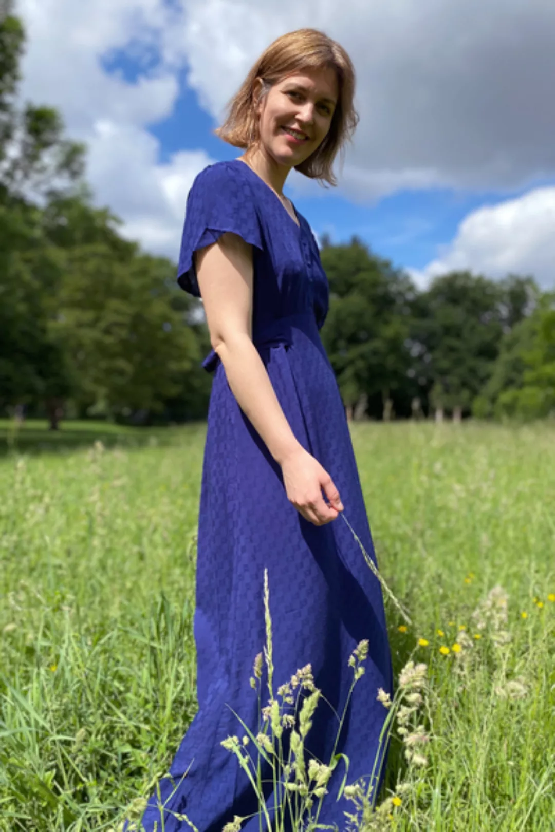Langes Kleid Kalie Aus Viskose günstig online kaufen