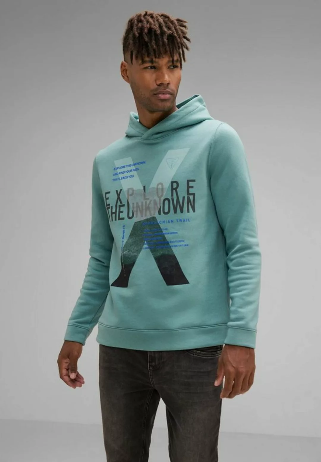 STREET ONE MEN Hoodie soft und weich günstig online kaufen