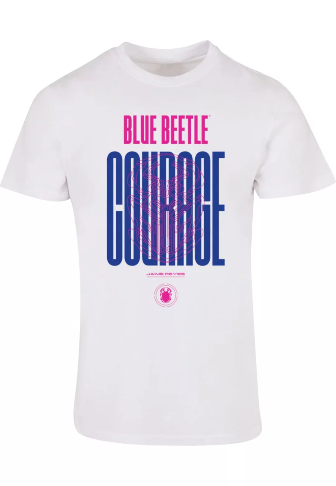 ABSOLUTE CULT T-Shirt "ABSOLUTE CULT Herren Blue Beetle - Courage Basic T-S günstig online kaufen