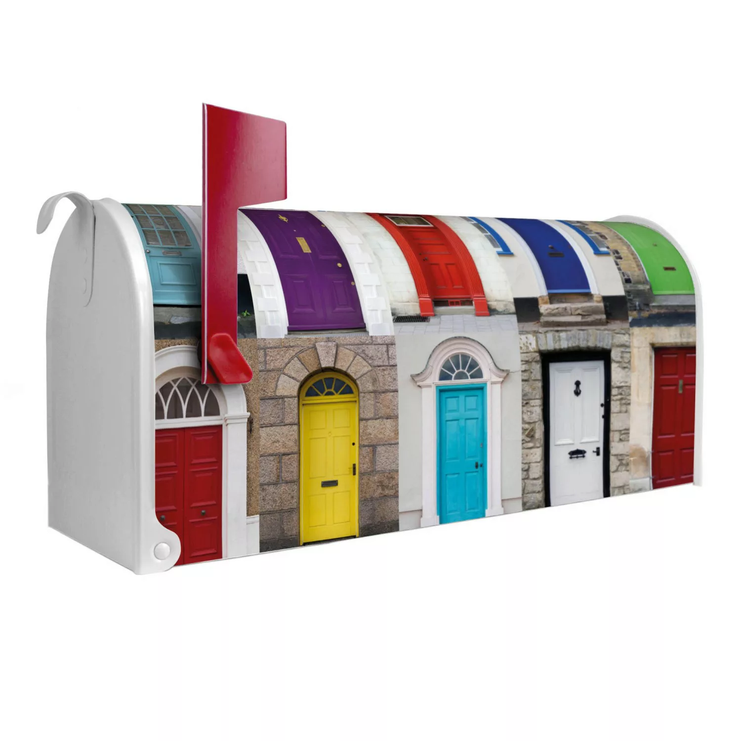 Banjado Amerikanischer Briefkasten Weiß 48x22x16cm US Mailbox Letterbox Pos günstig online kaufen