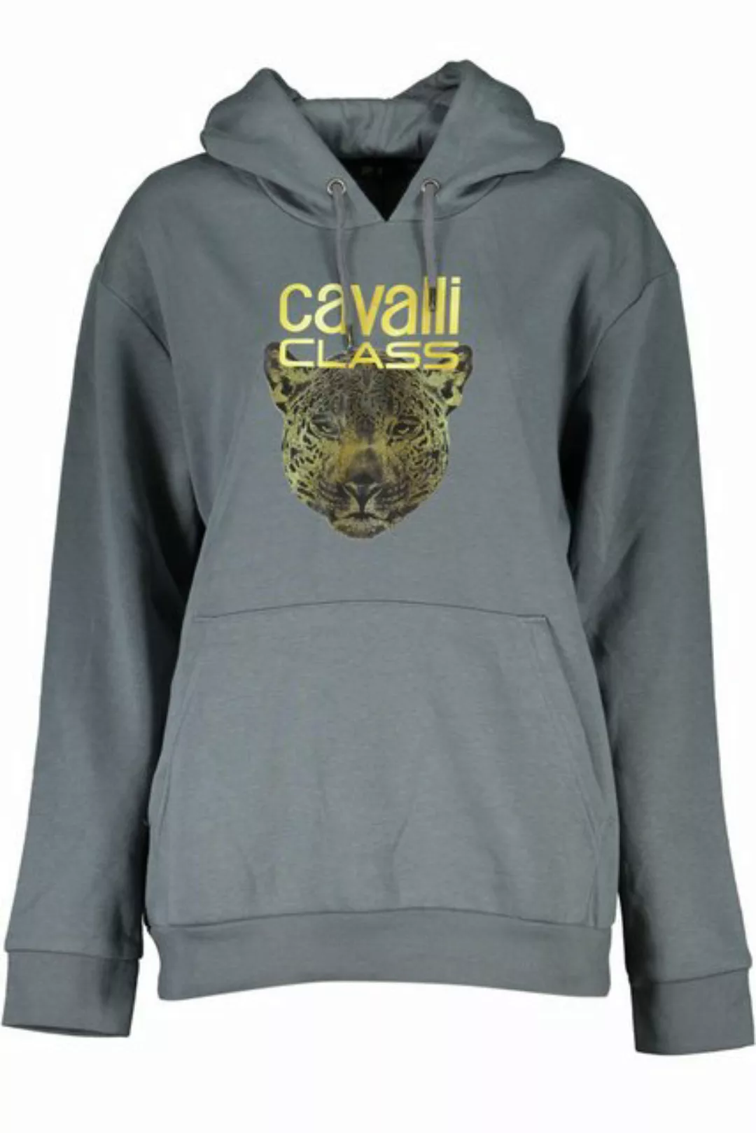 Cavalli Class Sweatshirt Grauer Damenpullover mit Kapuze – Stylisches günstig online kaufen