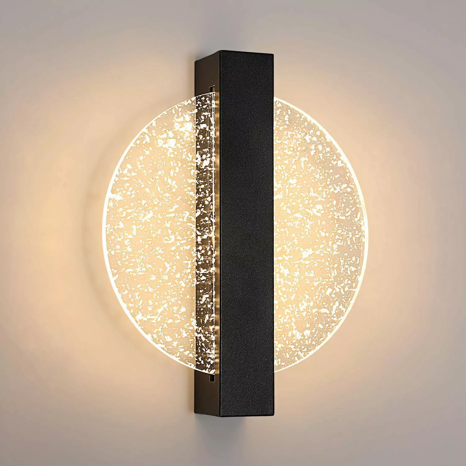 Goeco Wandleuchte Acryl Wandlampe, 12W runde günstig online kaufen