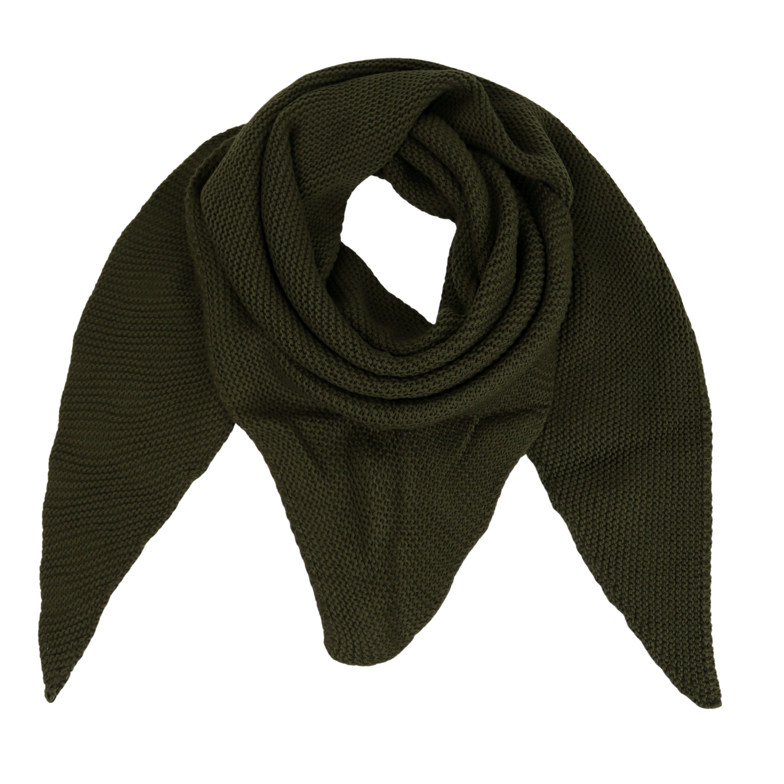 MIRROSI Dreieckstuch Strickschal warmer Dreiecksschal ca.180x72 günstig online kaufen