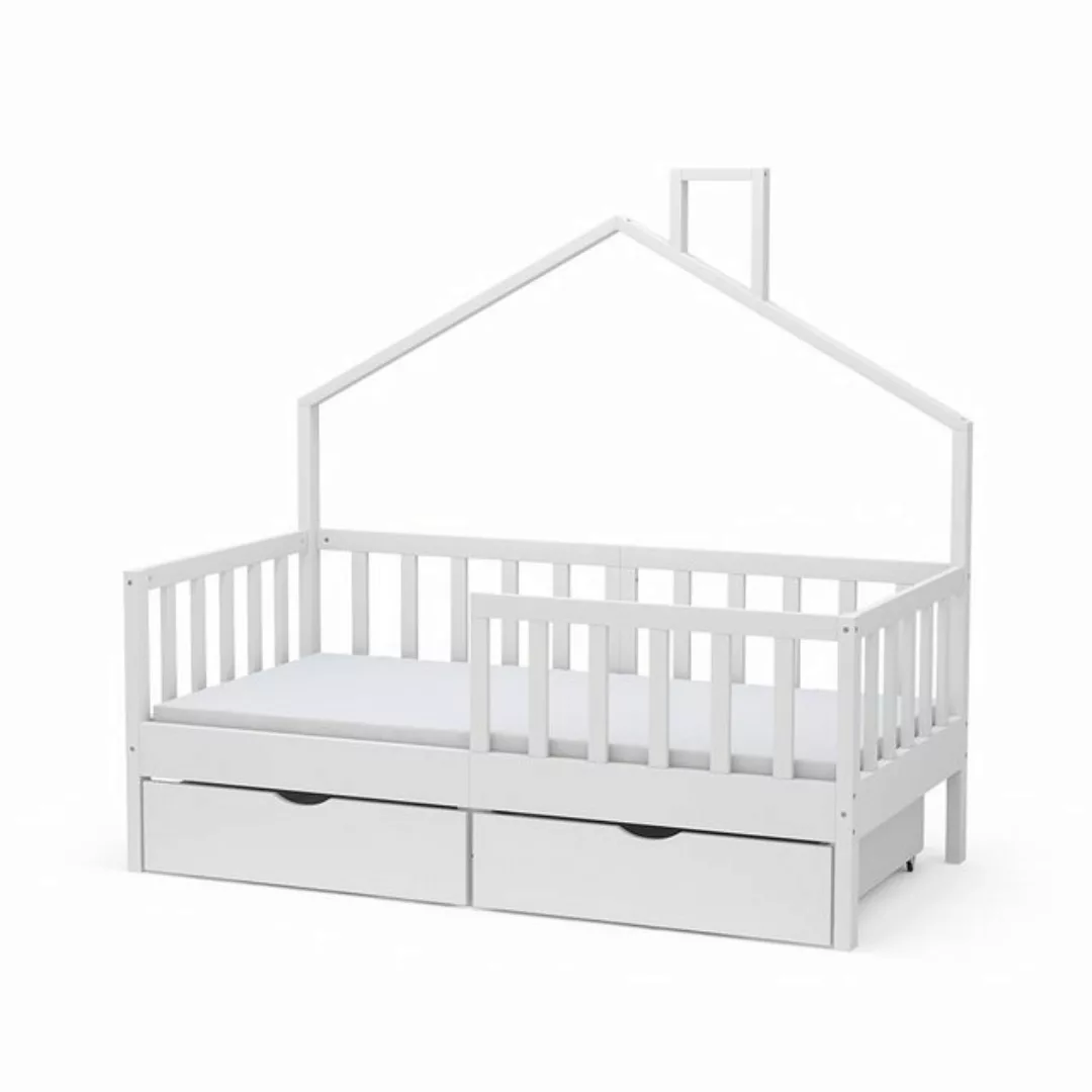 Vicco Kinderbett Jugendbett Justus mit Schublade & Matratze 70x140 cm günstig online kaufen