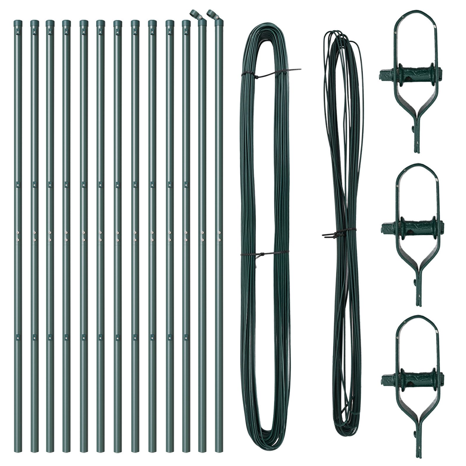 vidaXL Zaunpfosten Zaunpfosten Set 13 pcs günstig online kaufen