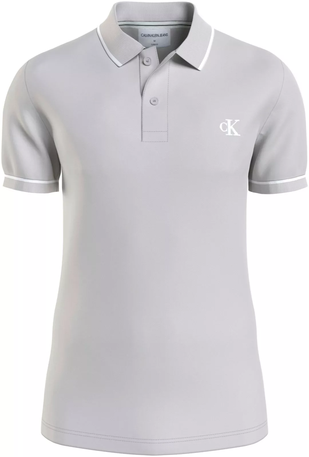 Calvin Klein Jeans Poloshirt TIPPING SLIM POLO mit Logomarkenlabel günstig online kaufen