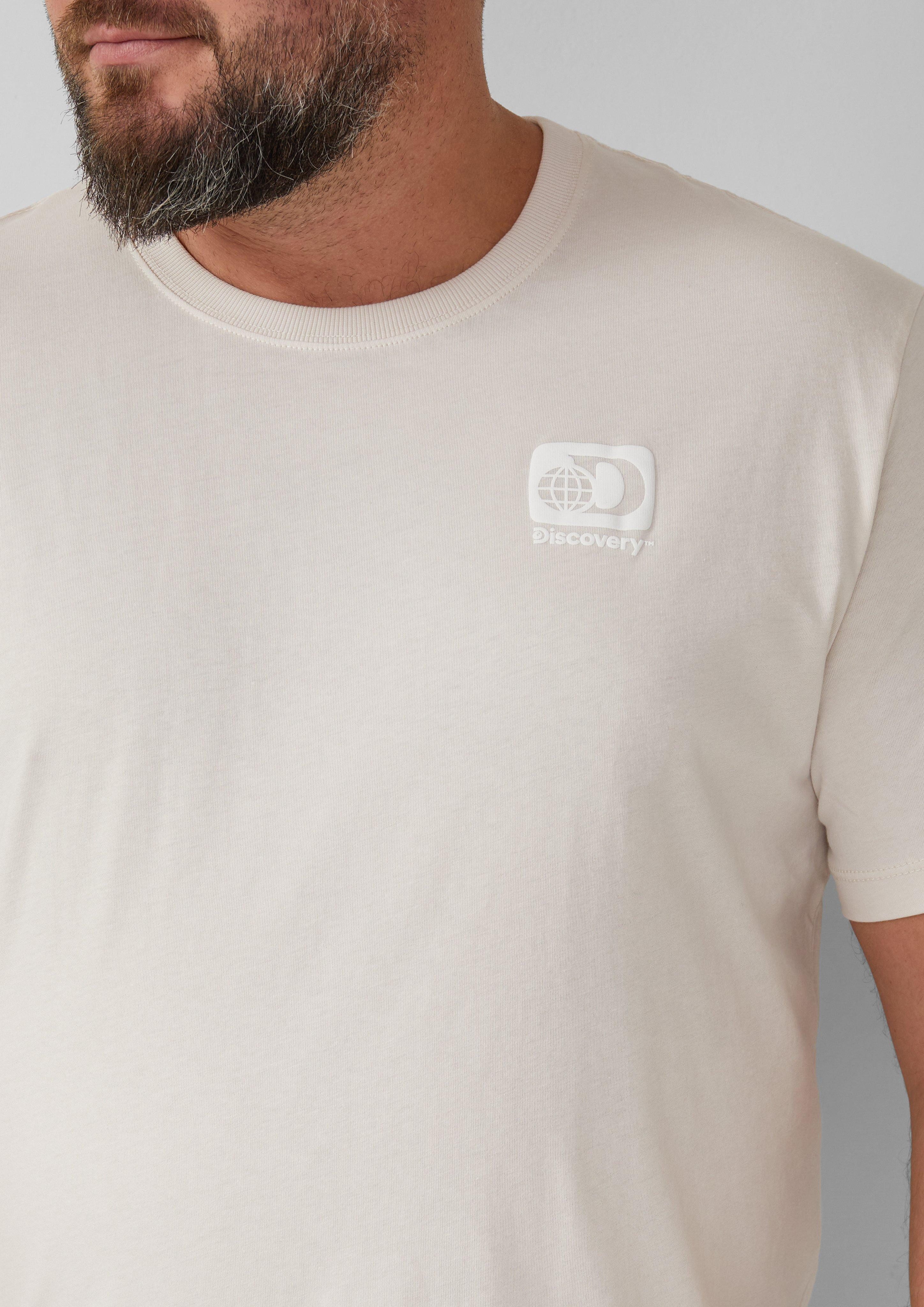 s.Oliver Kurzarmshirt T-Shirt mit Discovery™-Print günstig online kaufen