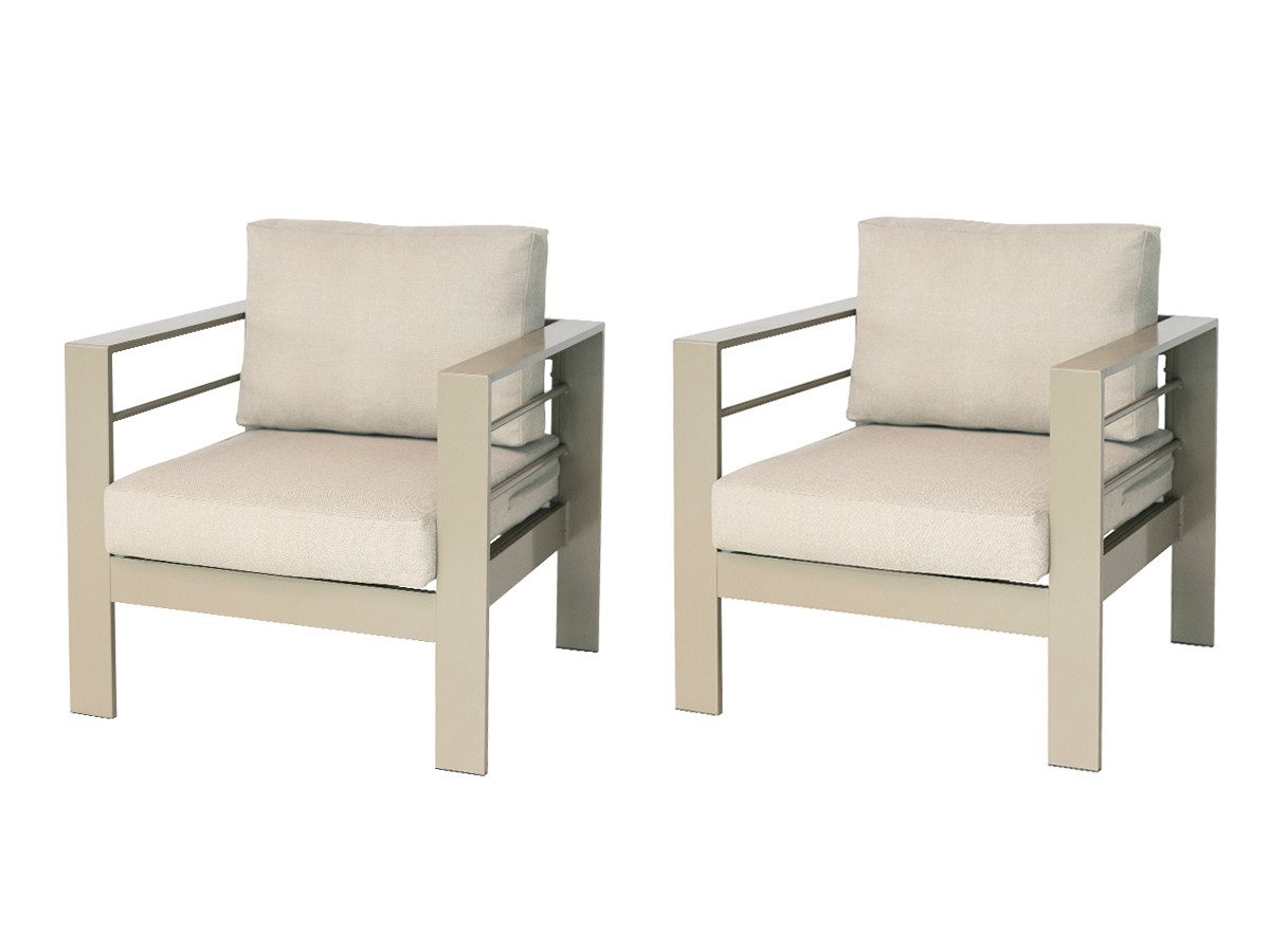 MeXo Gartensessel Relaxsessel outdoor 2 Sitzer günstig online kaufen