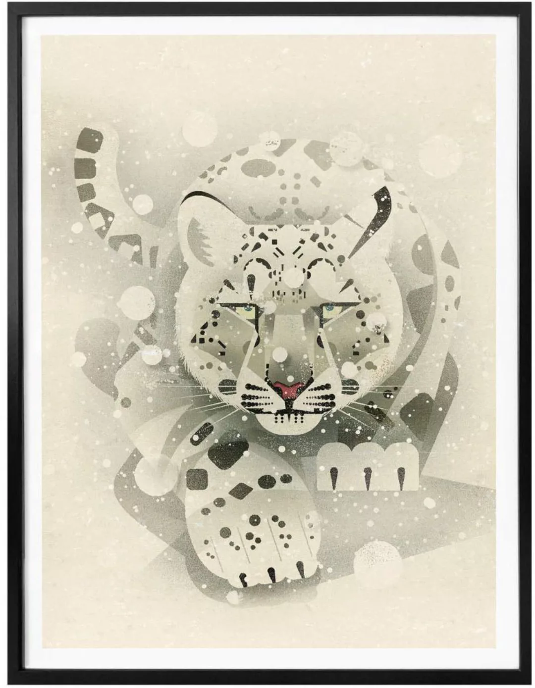 Wall-Art Poster "Schneeleopard", Tiere, (1 St.) günstig online kaufen