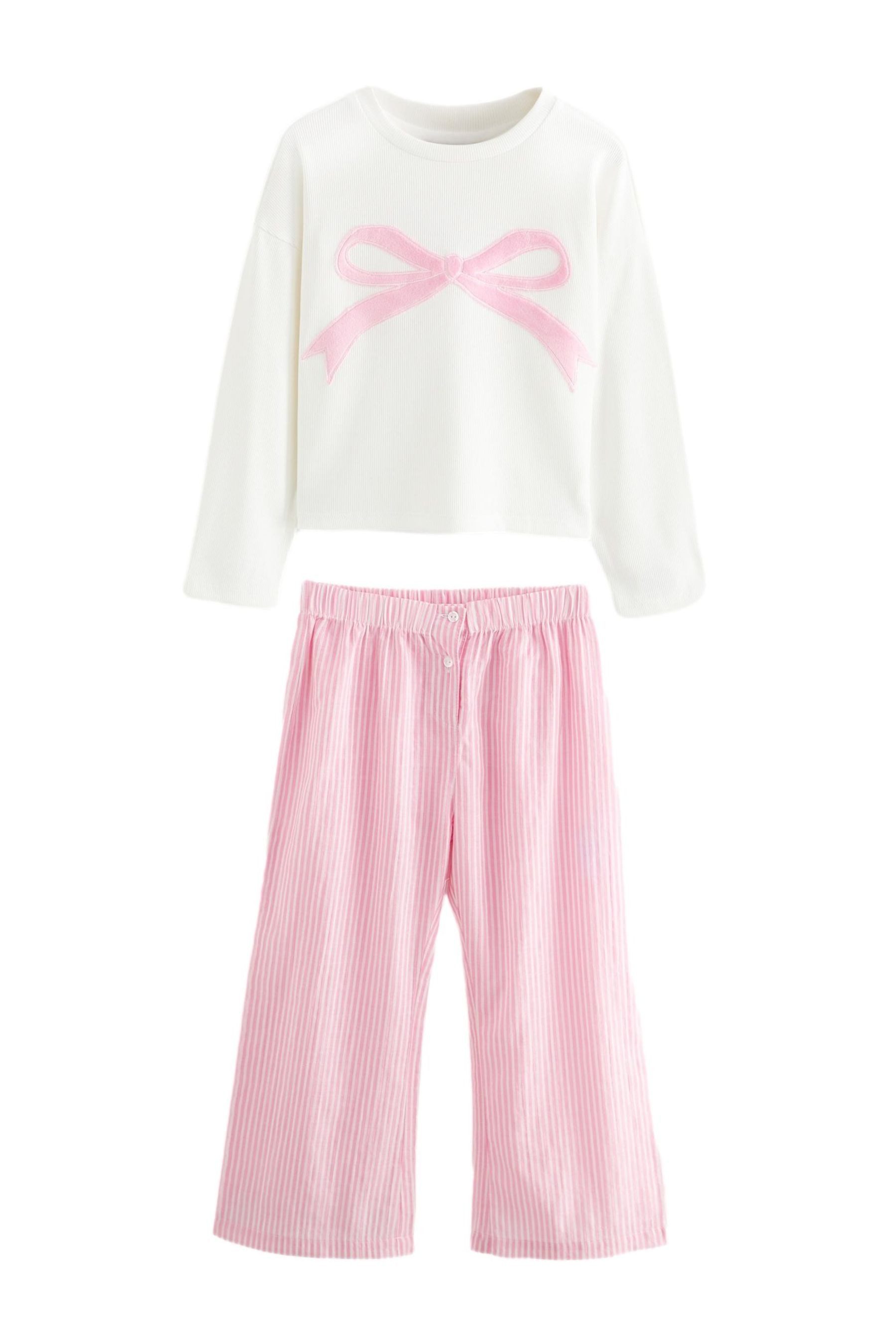 Next Pyjama Schlafanzug aus Webmaterial, 1er günstig online kaufen