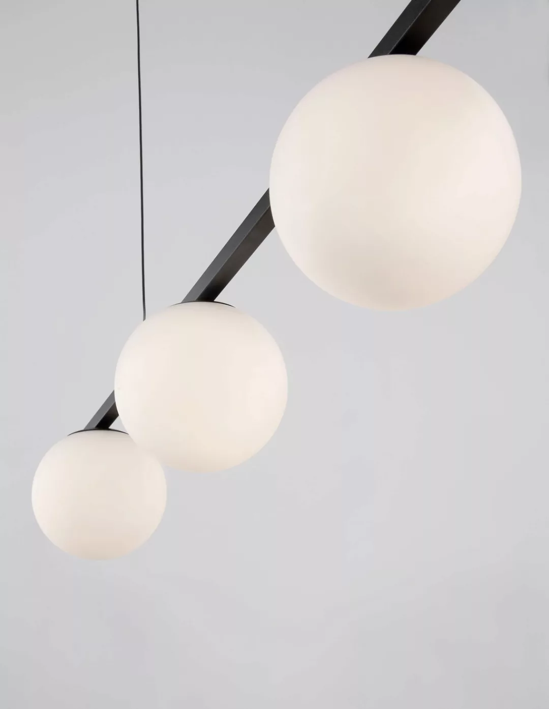 LED Pendelleuchte Joline in Schwarz-matt und Weiß 4x 8W 2060lm günstig online kaufen