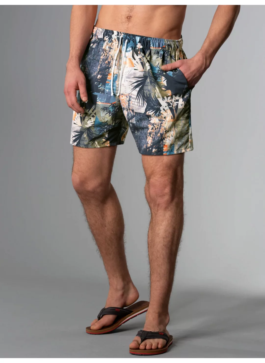 Trigema Shorts "TRIGEMA Bade-/Freizeitshorts mit Druckmotiv", (1 tlg.) günstig online kaufen