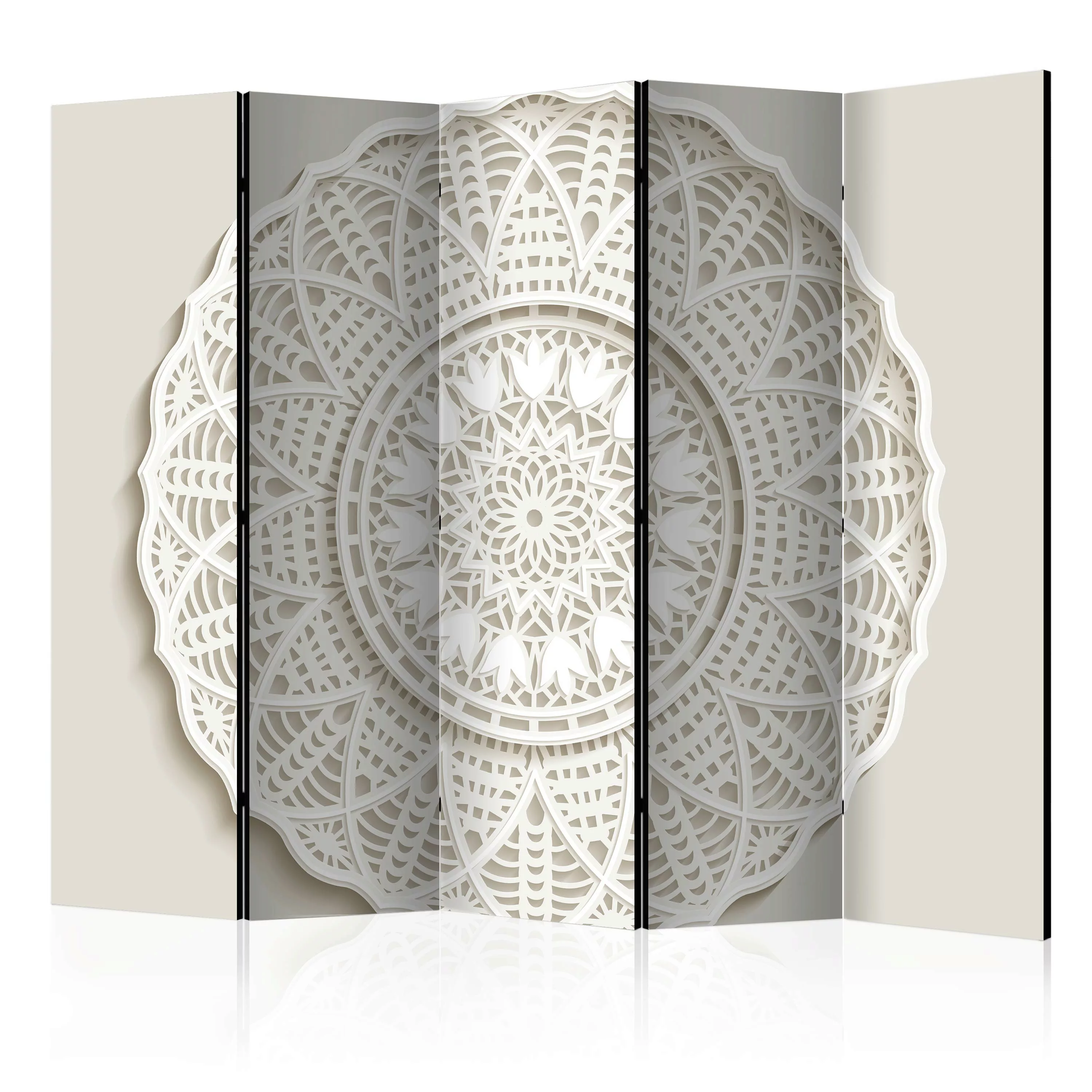 5-teiliges Paravent - Mandala 3d Ii [room Dividers] günstig online kaufen