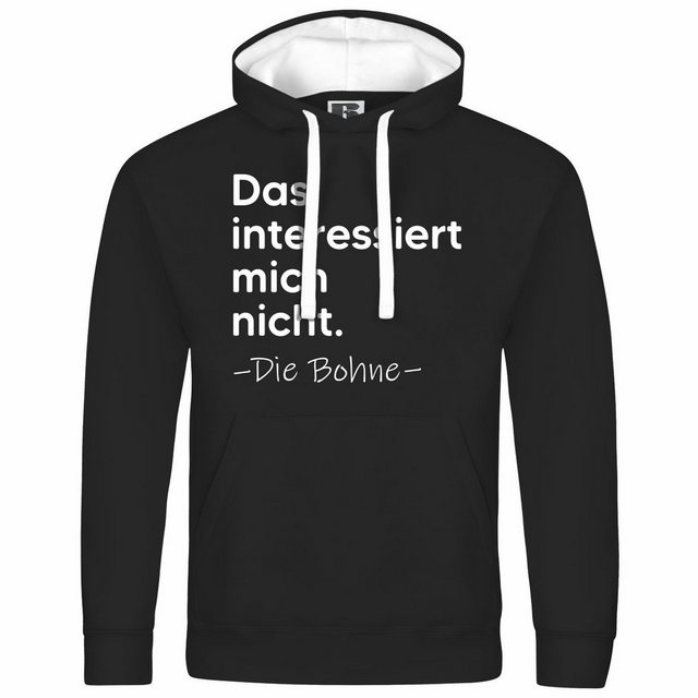 deinshirt Kapuzenpullover Herren Kapuzenpullover Das interessiert mich nich günstig online kaufen