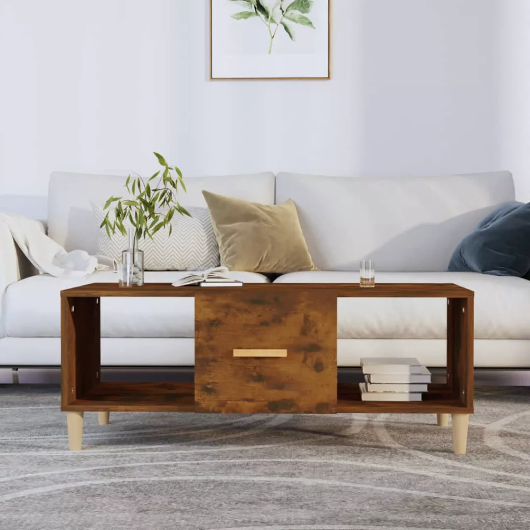 Vidaxl Couchtisch Räuchereiche 102x50x40 Cm Holzwerkstoff günstig online kaufen