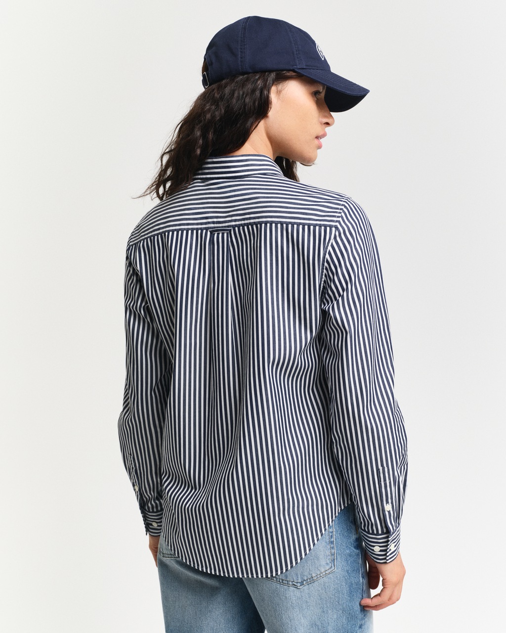 Gant Hemdbluse "REG POPLIN STRIPED SHIRT", mit einer kleinen Logostickerei günstig online kaufen