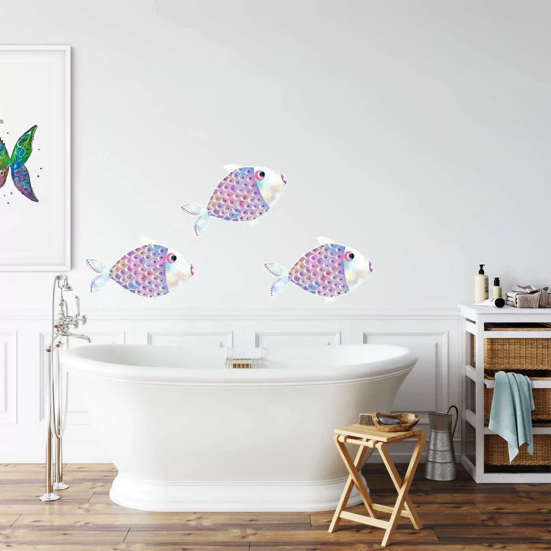 Wall-Art Wandtattoo "Märchenhaft Der kleine Fisch", (1 St.), selbstklebend, günstig online kaufen