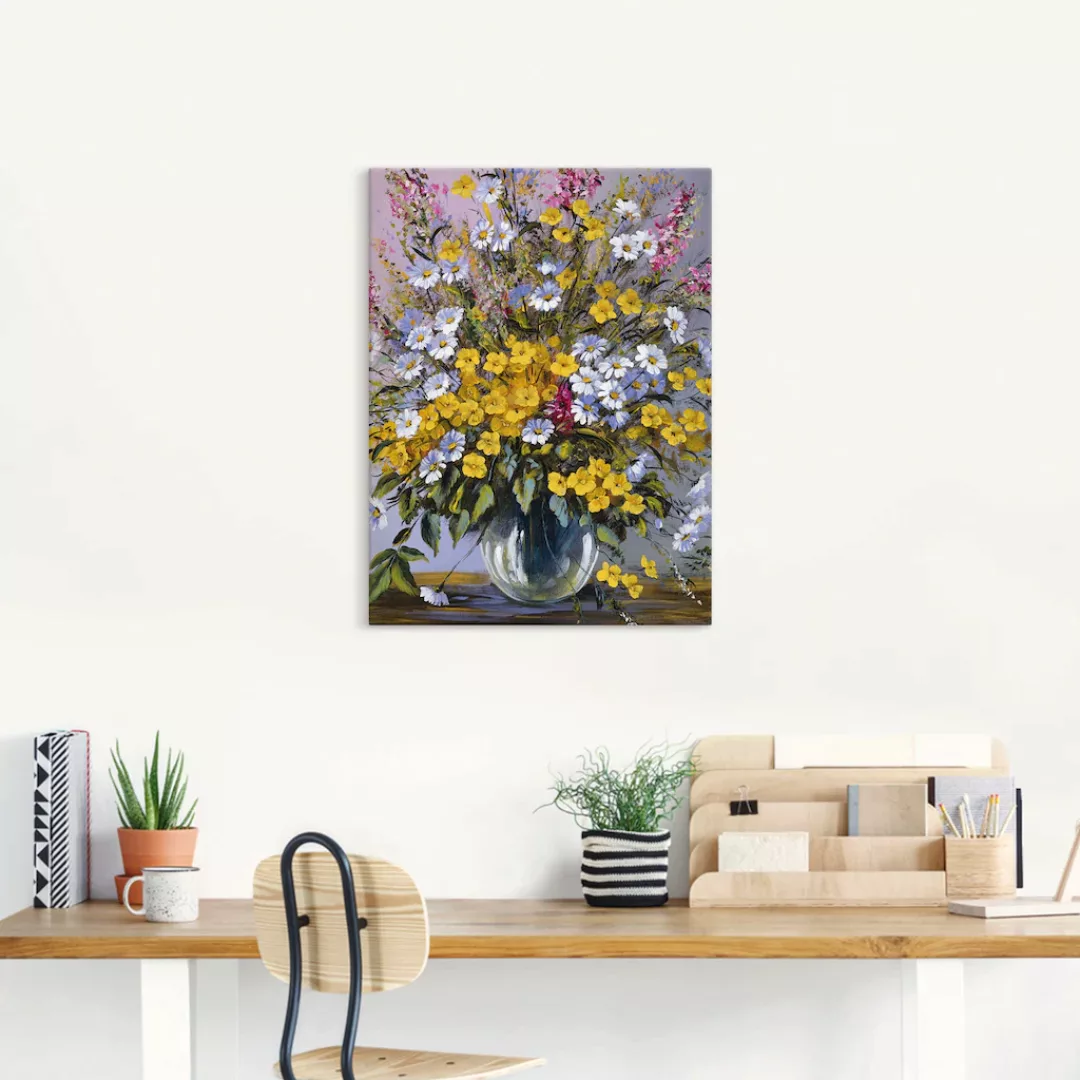 Artland Wandbild "Gemischter Strauß", Blumen, (1 St.) günstig online kaufen