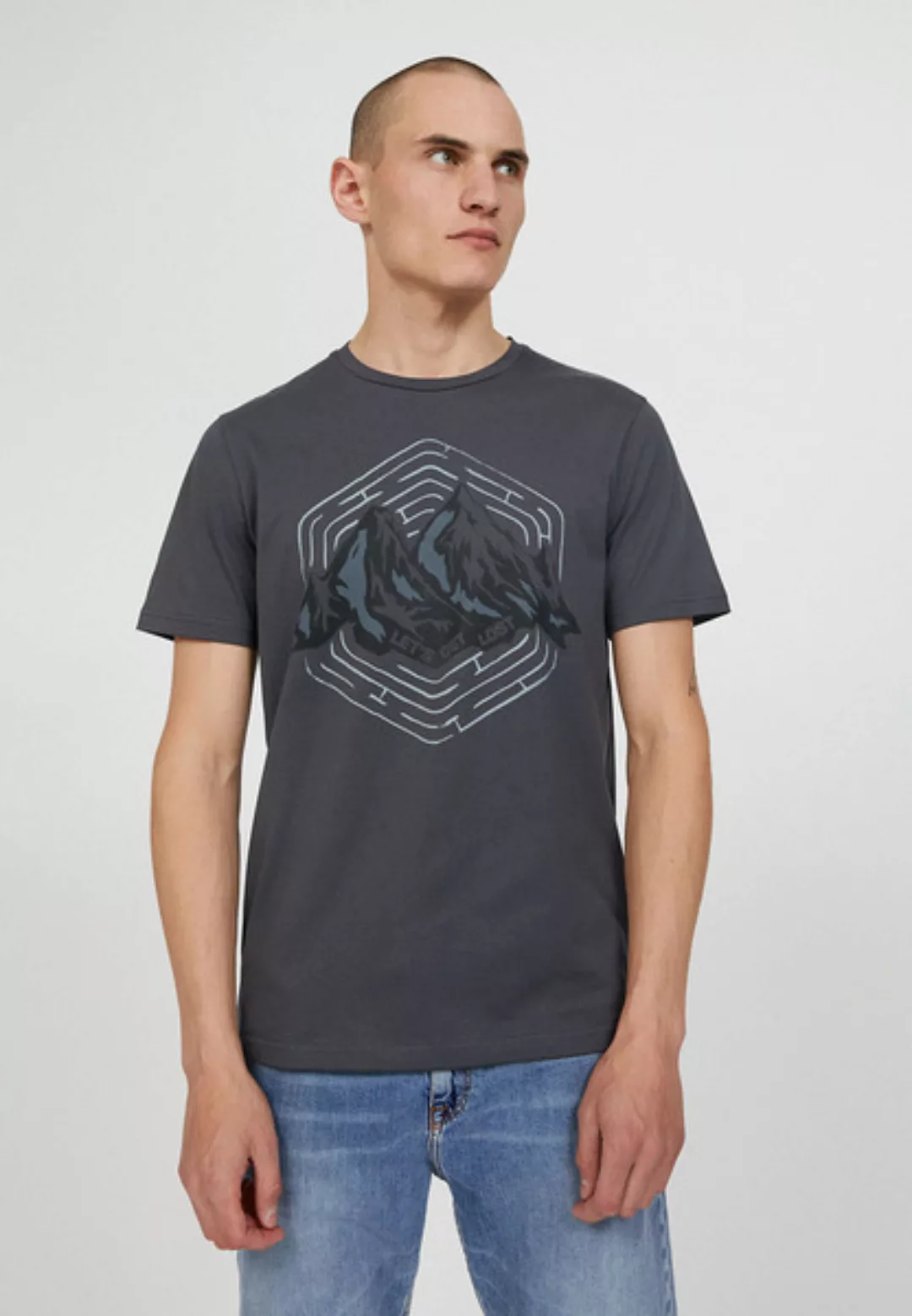 Jaames Let's Get Lost - Herren T-shirt Aus Bio-baumwolle günstig online kaufen